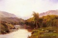 Tyn y Groes The Golden Valley landscape Alfred de Breanski Snr stream